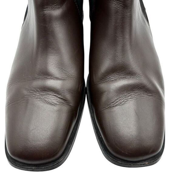 Everlane The Italian Leather Chelsea Square Toe Women’s Boots Brown Size 9.5 - Picture 10 of 13
